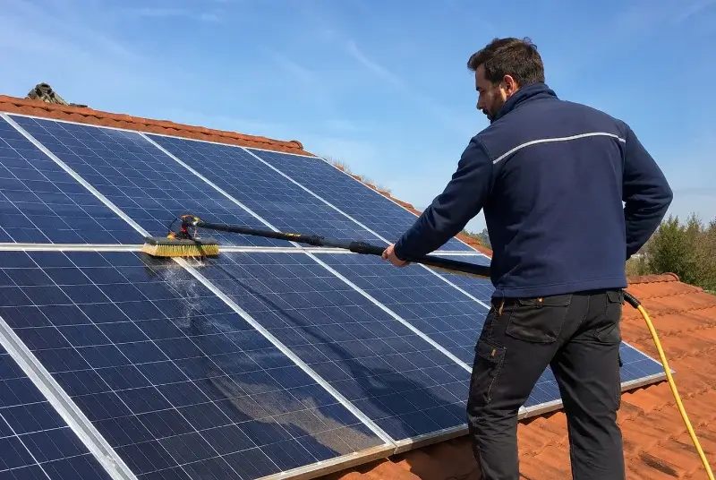 Nettoyage et entretien de panneaux solaires à Dangolsheim